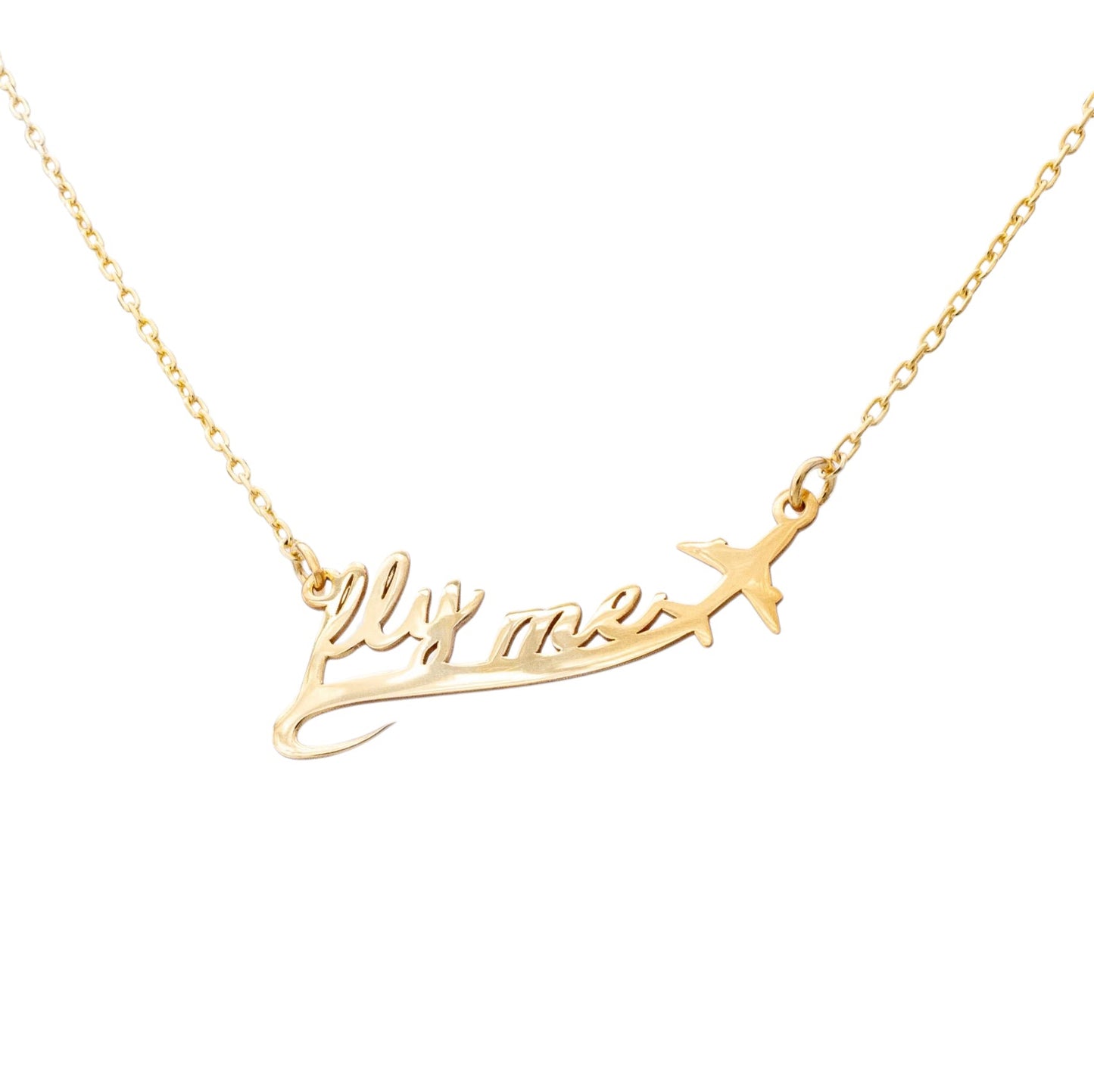 Ogrlica Fly Me Statement Gold