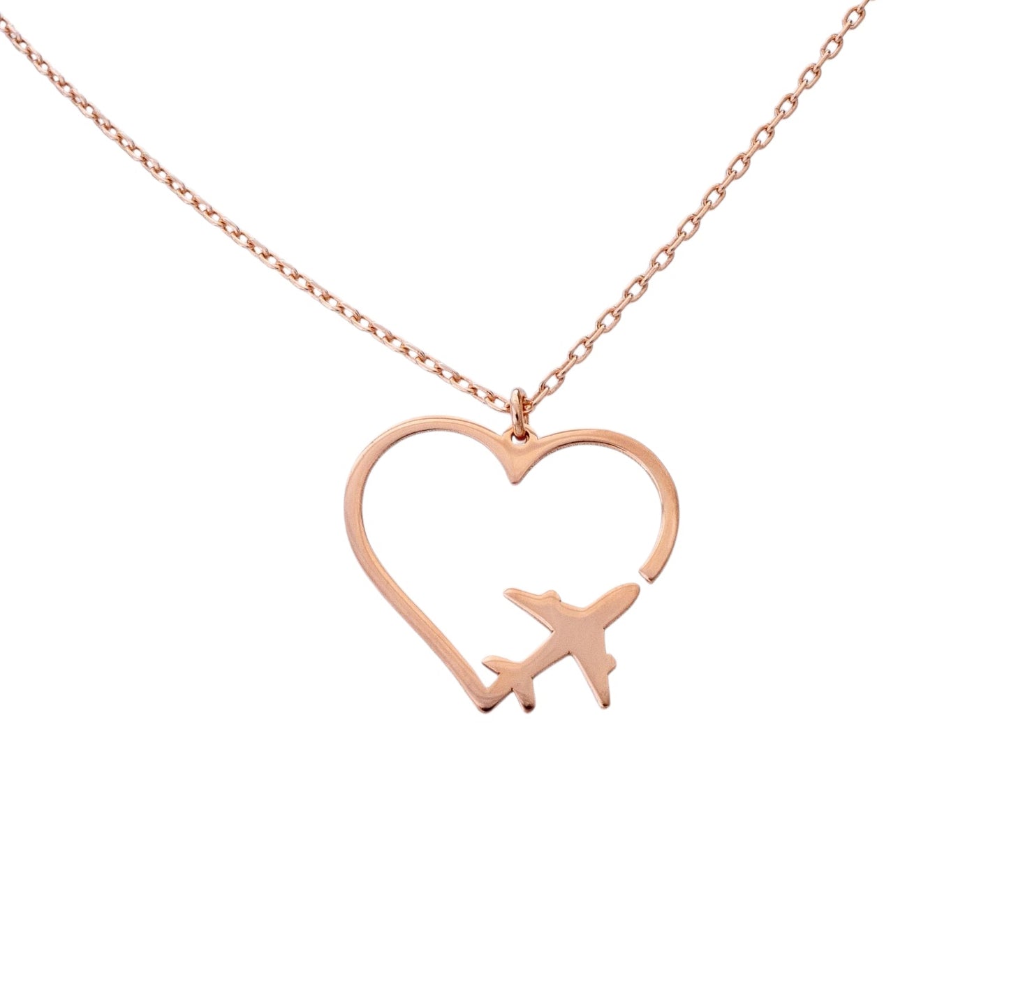 Ogrlica Heart route Rose